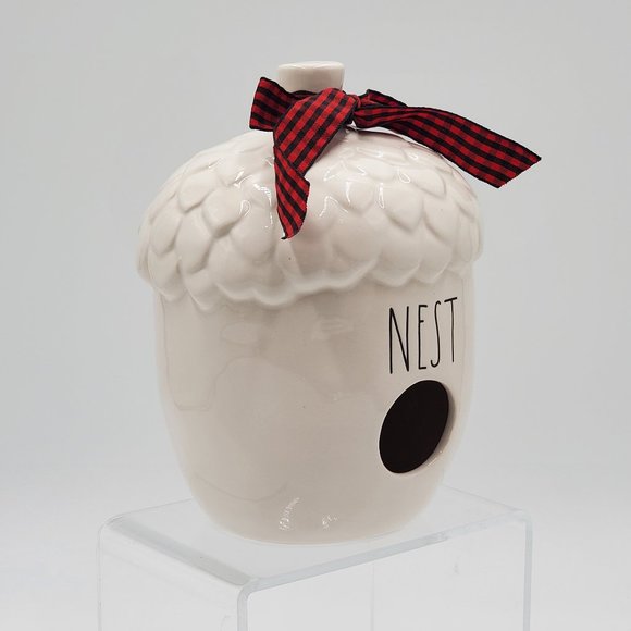 Rae Dunn Acorn Shaped NEST Birdhouse - NWOT - Picture 2 of 14